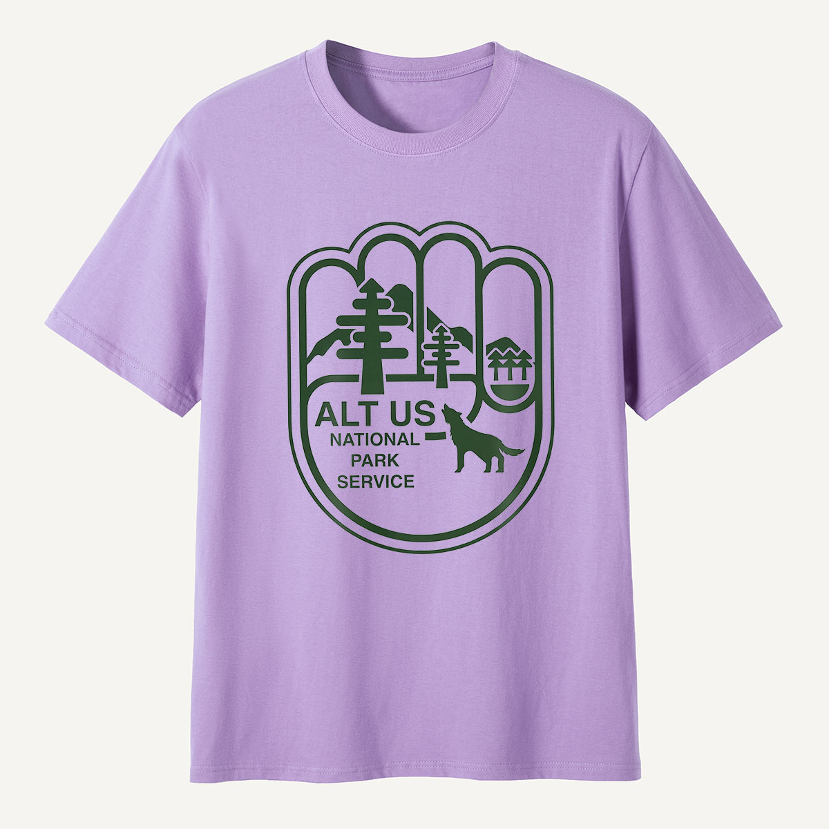 Alt US National Park Service Hand Emblem T-Shirt