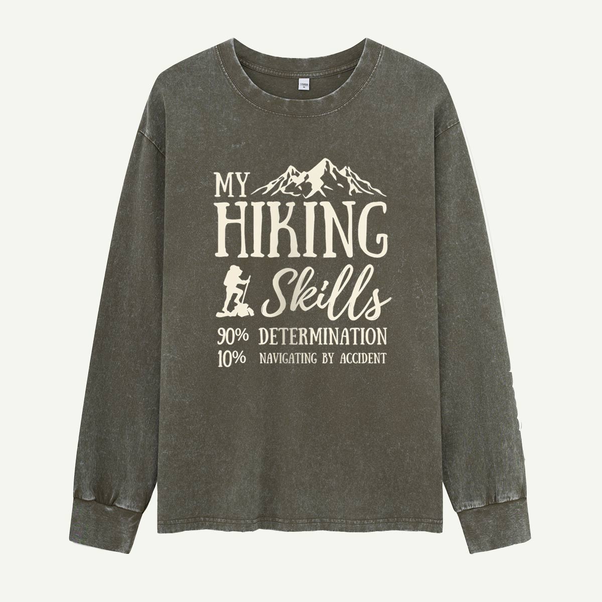My Hiking Skills Washed Long Sleeves