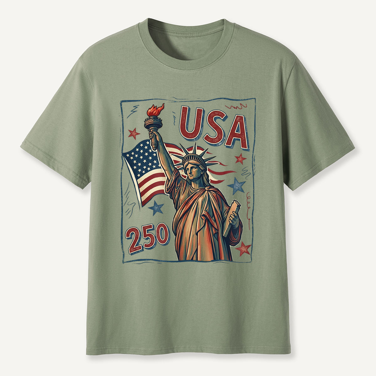 USA 250 Statue of Liberty T-Shirt