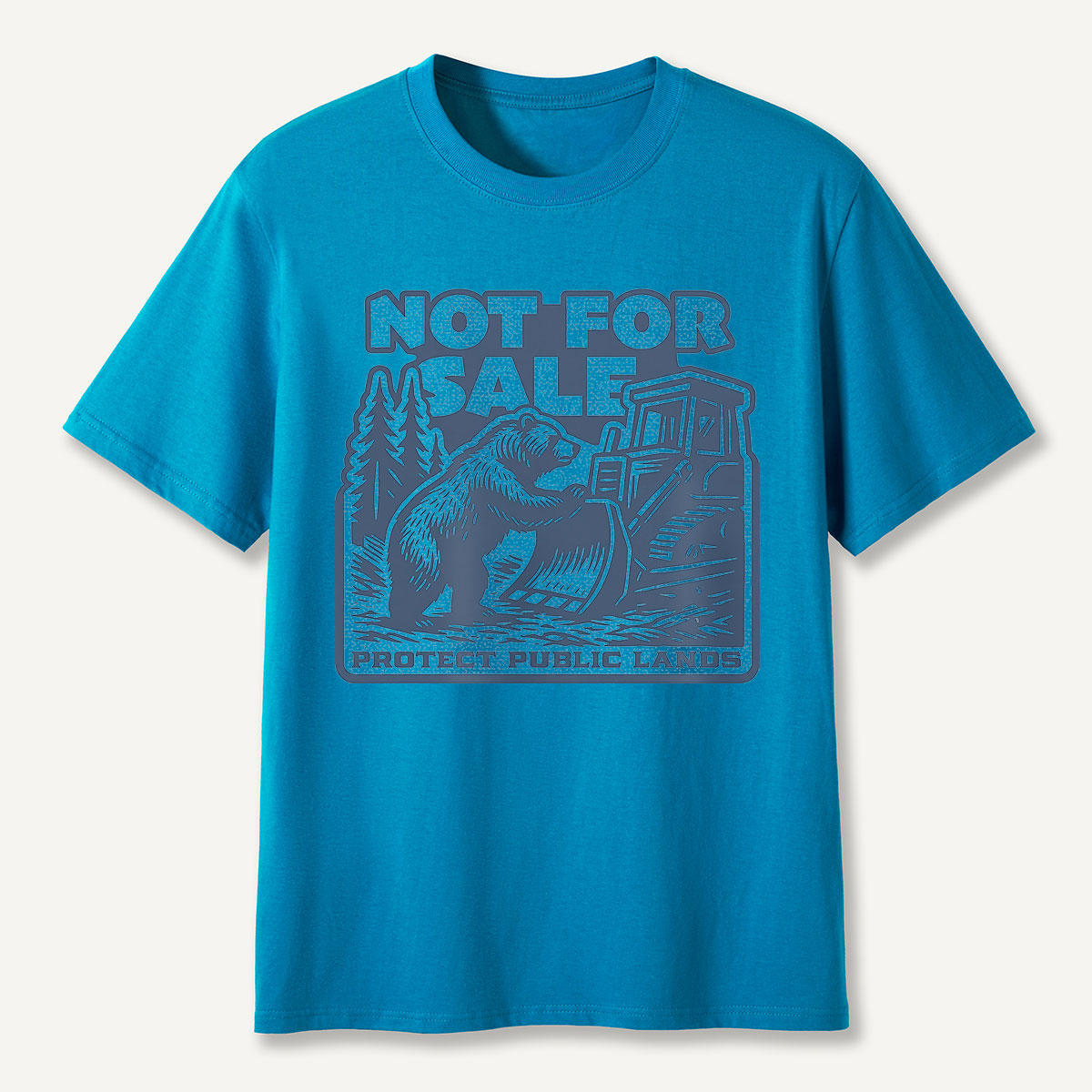 Not for Sale Protect Public Lands Bear Protest T-Shirt