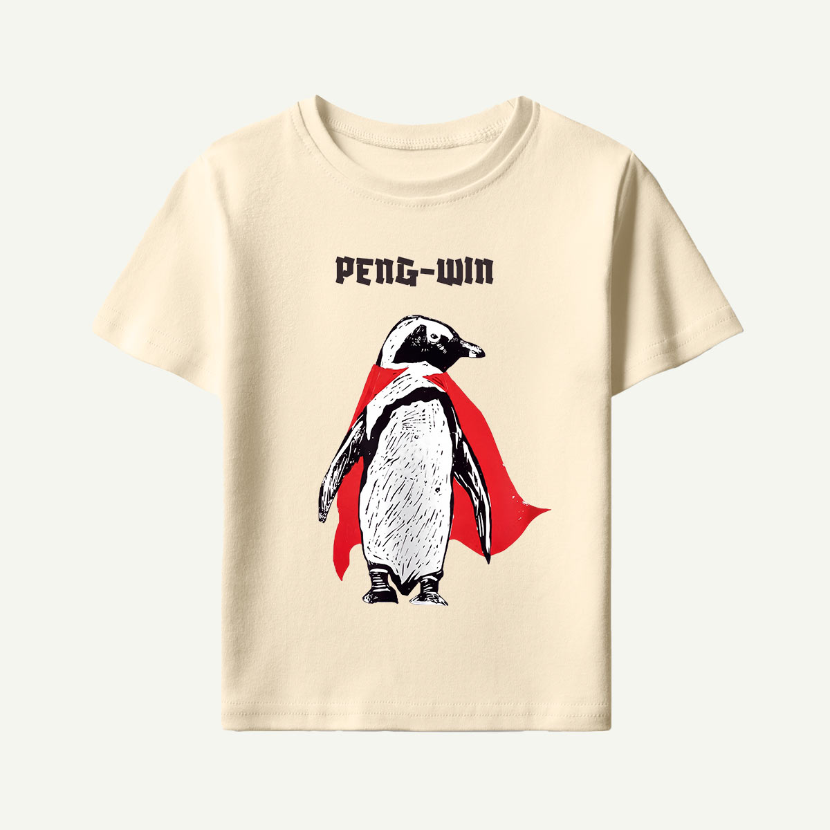 Superhero Peng-win Kids T-Shirt