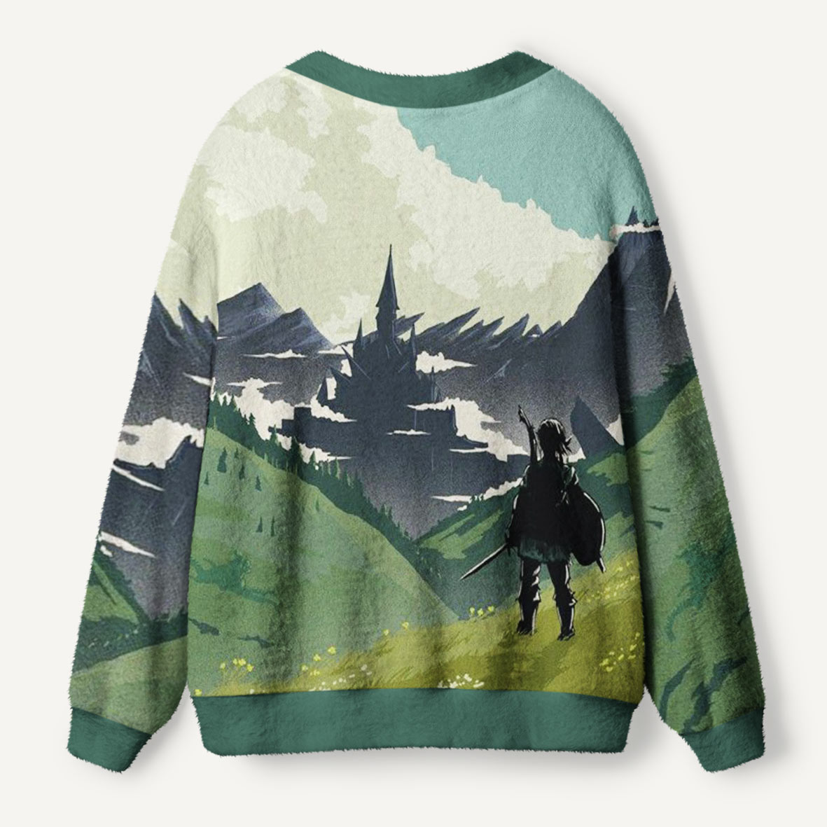 Adventure Awaits in Hyrule Ugly Cardigan Sweaters