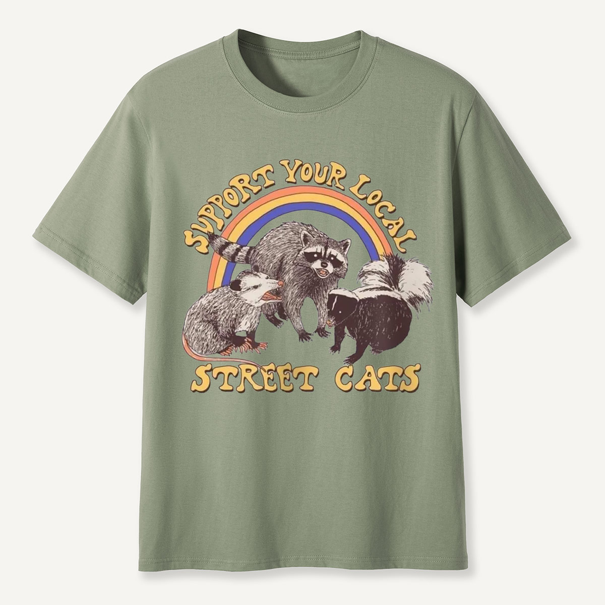 Support Your Local Street Cats Trash Bandits T-Shirt