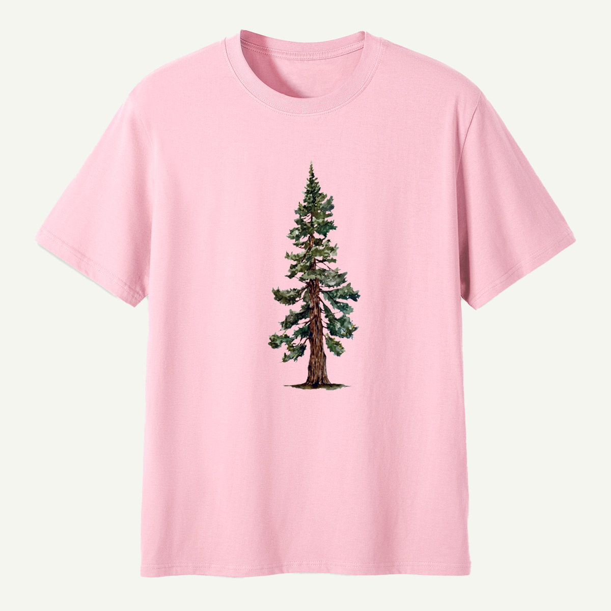 Watercolor Evergreen Pine Tree T-Shirt