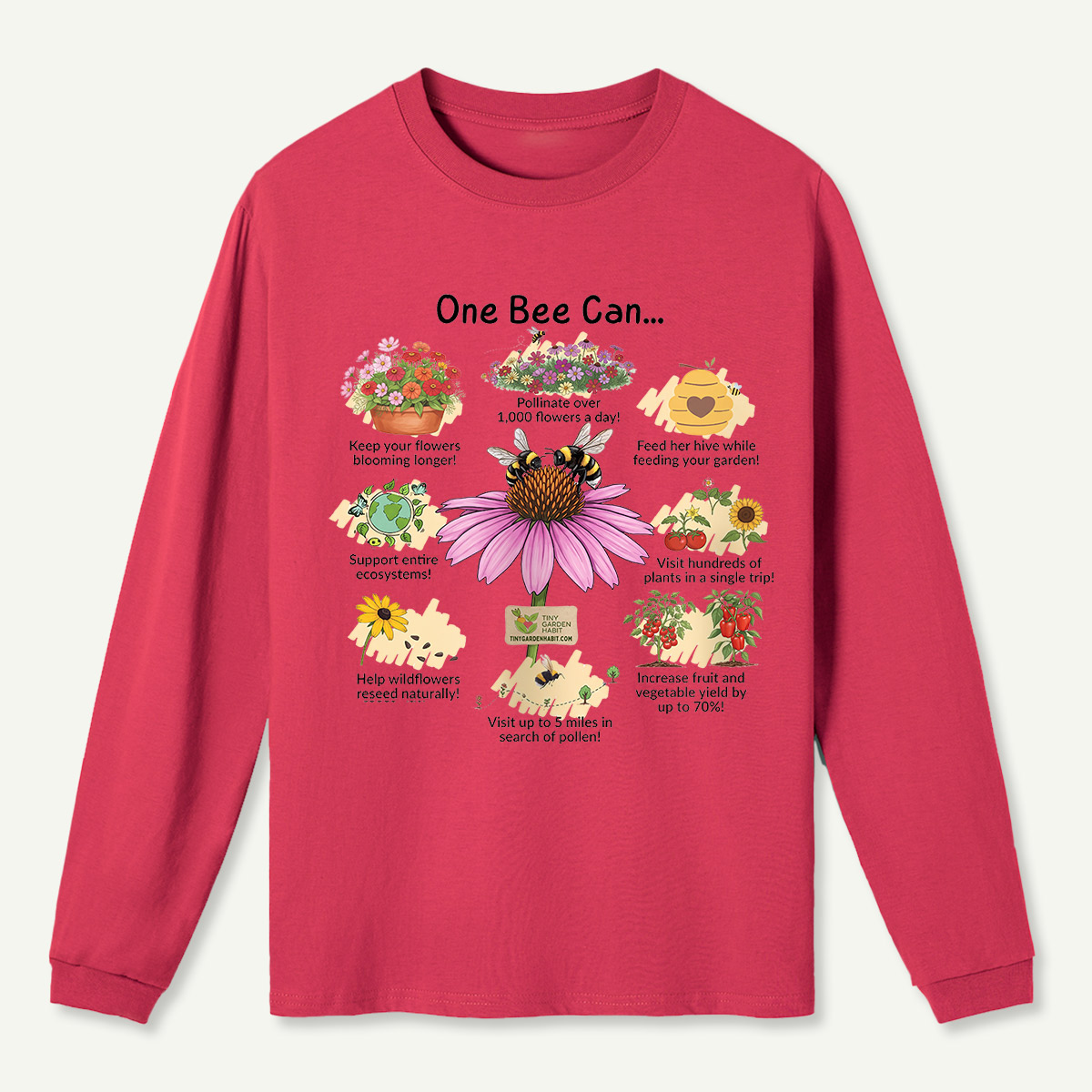 One Bee Can Long Sleeve T-Shirt