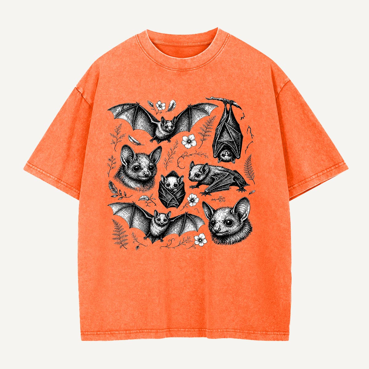 Bat Garden Roll Call Washed T-Shirt