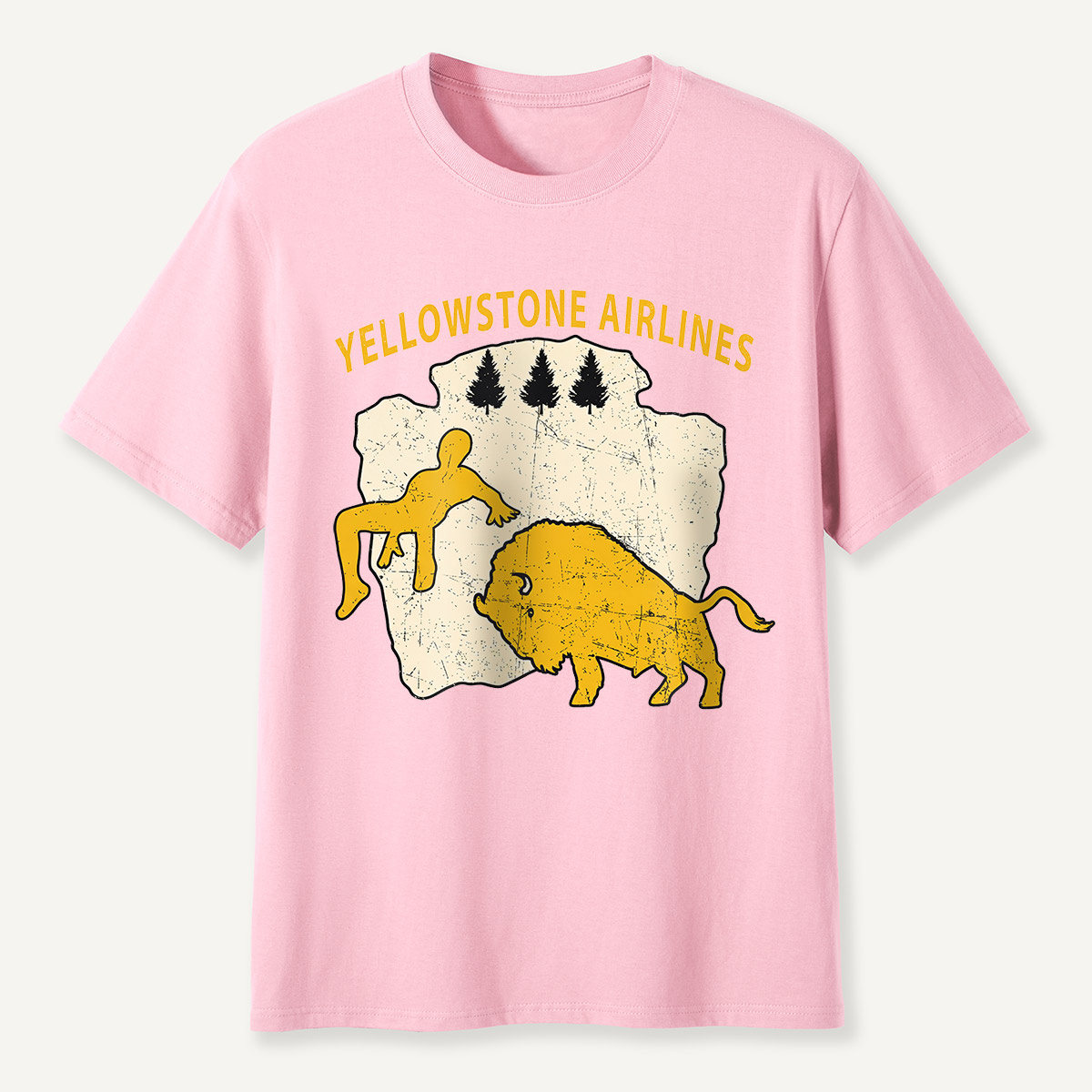 Yellowstone Airlines Bison Toss T-Shirt