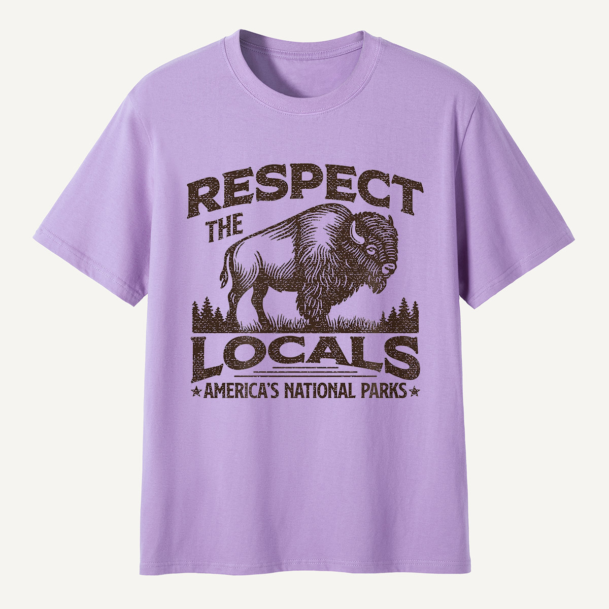 Respect the Locals Bison National Parks T-Shirt