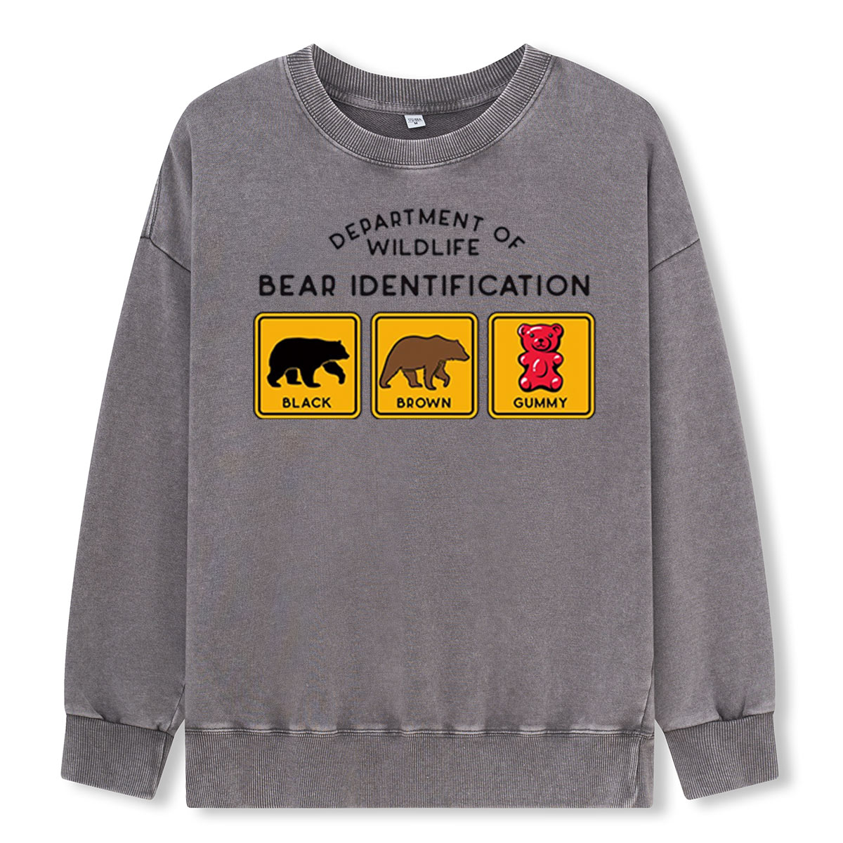 Bear Tee Cotton Classic Washed Sweatshirts