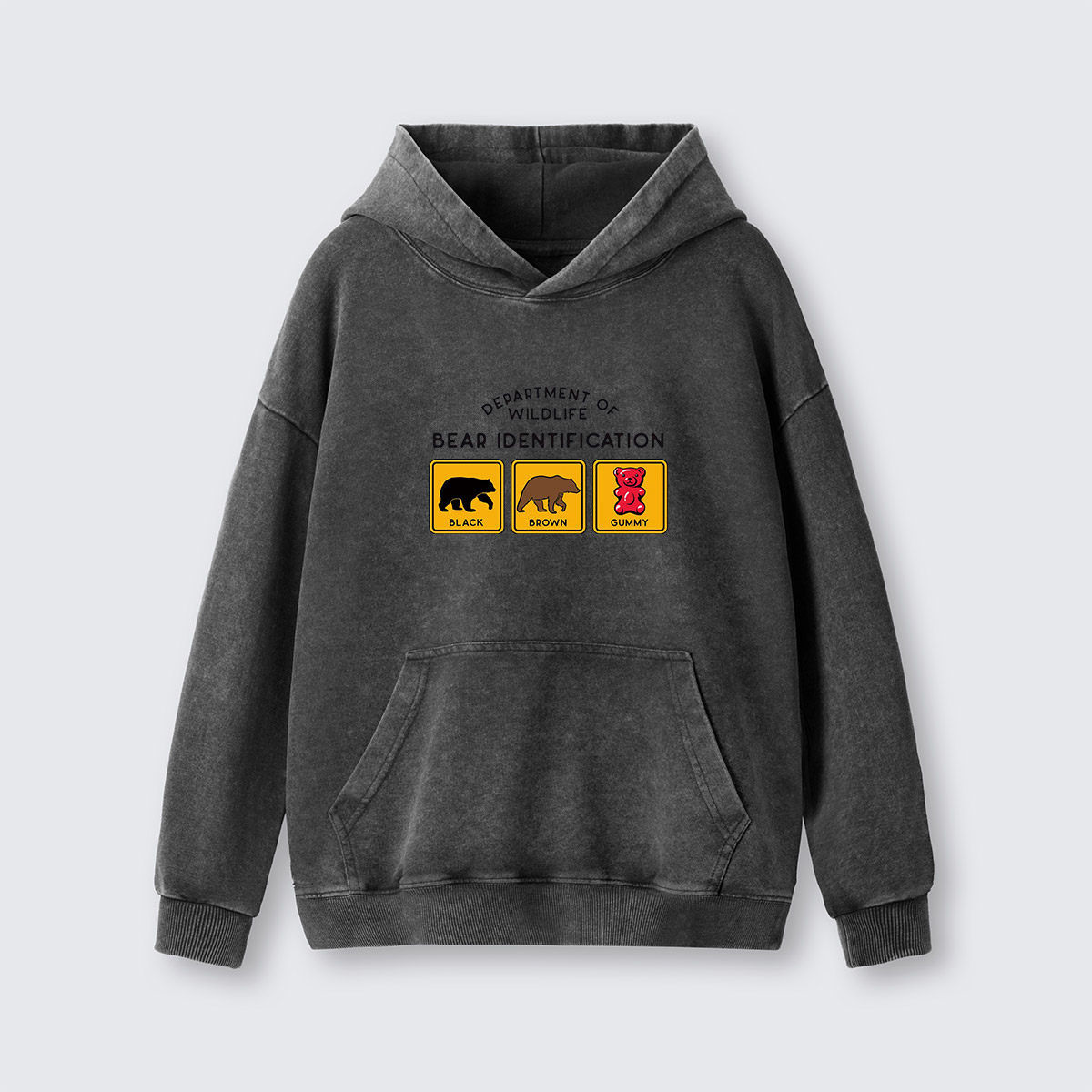 Bear Washed Hoodie