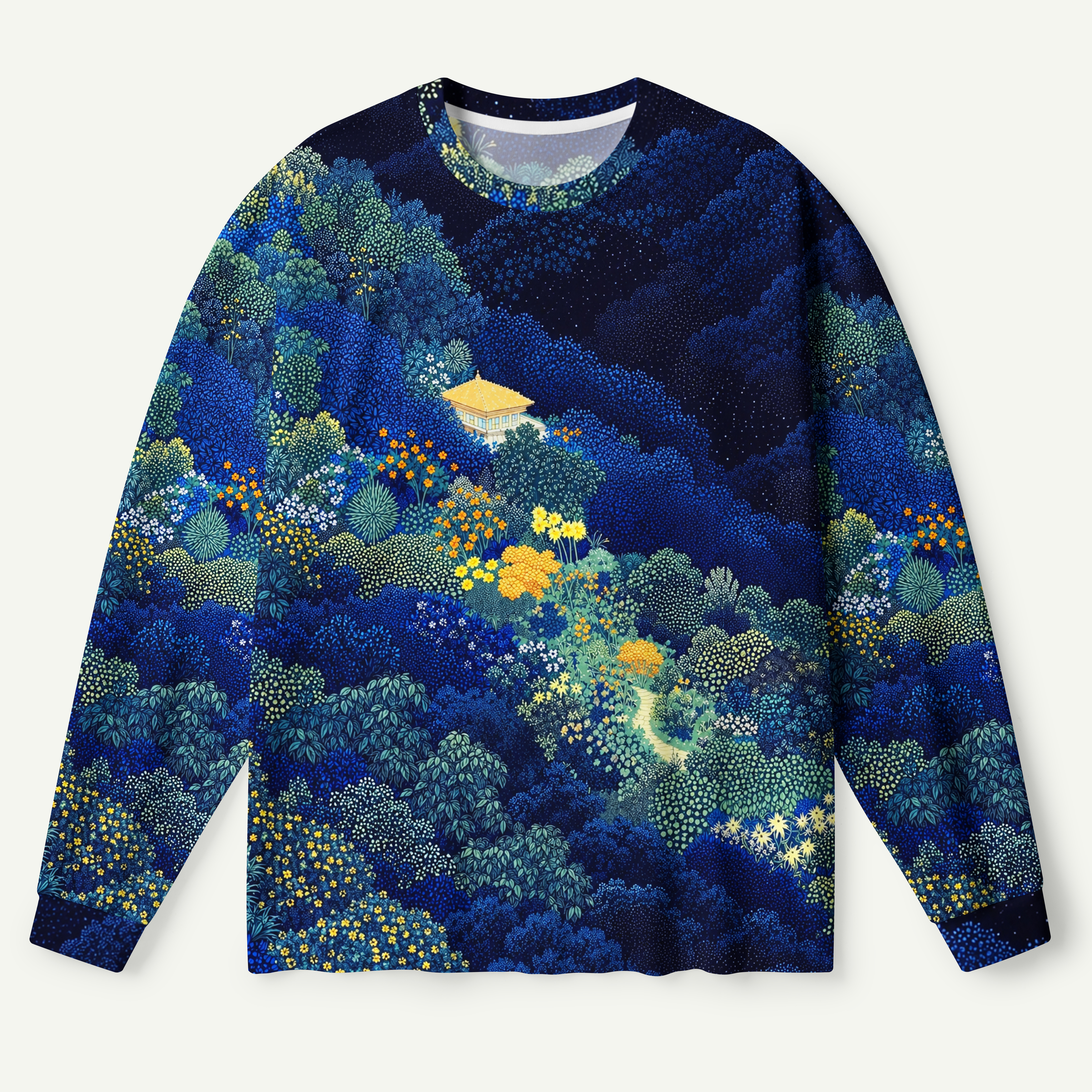 Hidden Golden Valley Forestscape Premium Pure Cotton Long Sleeves