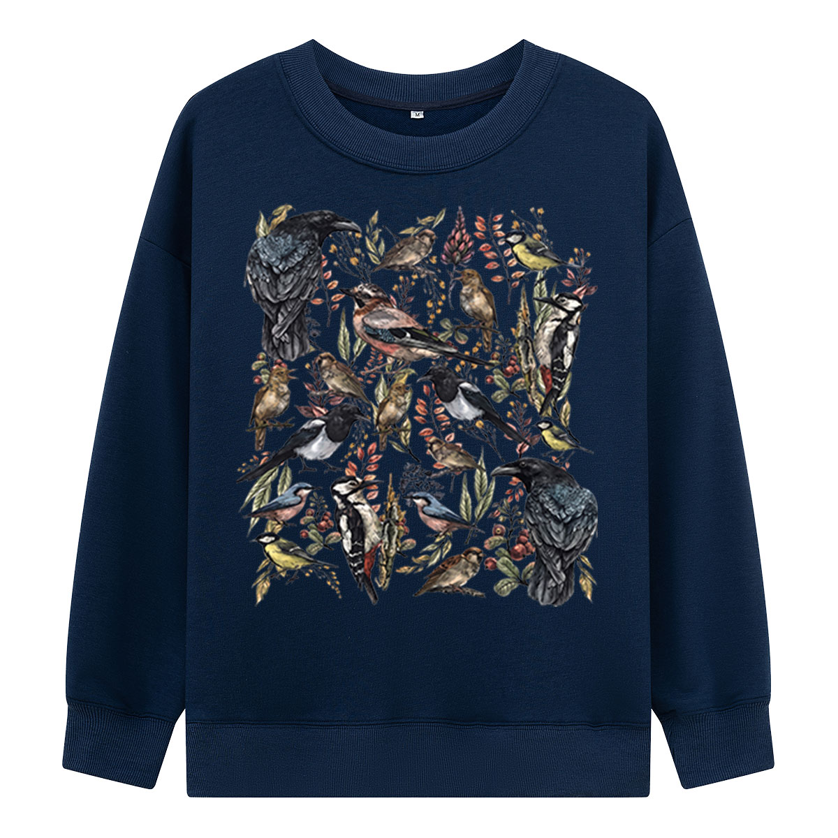 Vintage Wild Birds Botanical Sweatshirts