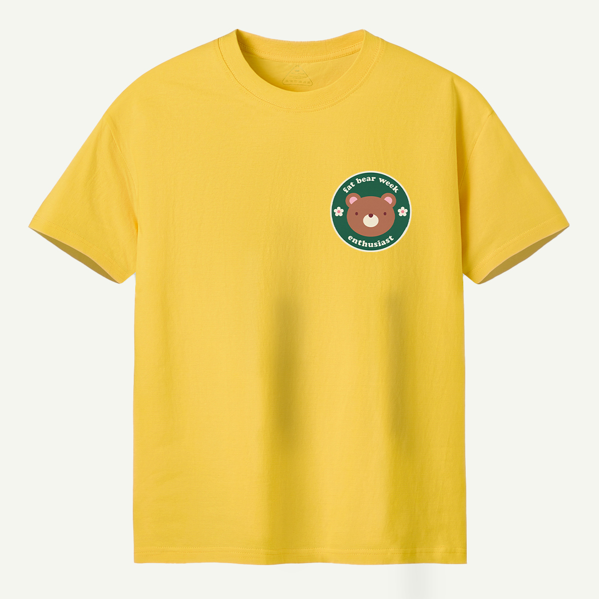 Fat Bear Week Enthusiast Cute Bear Badge T-Shirt
