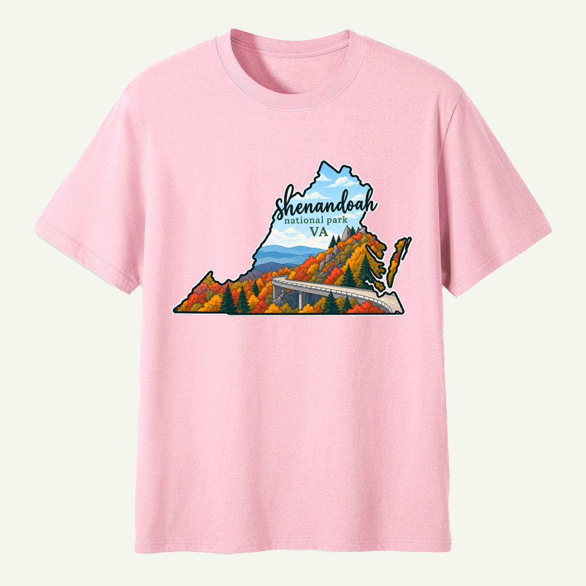 Shenandoah National Park Virginia Autumn Blue Ridge Parkway T-Shirt