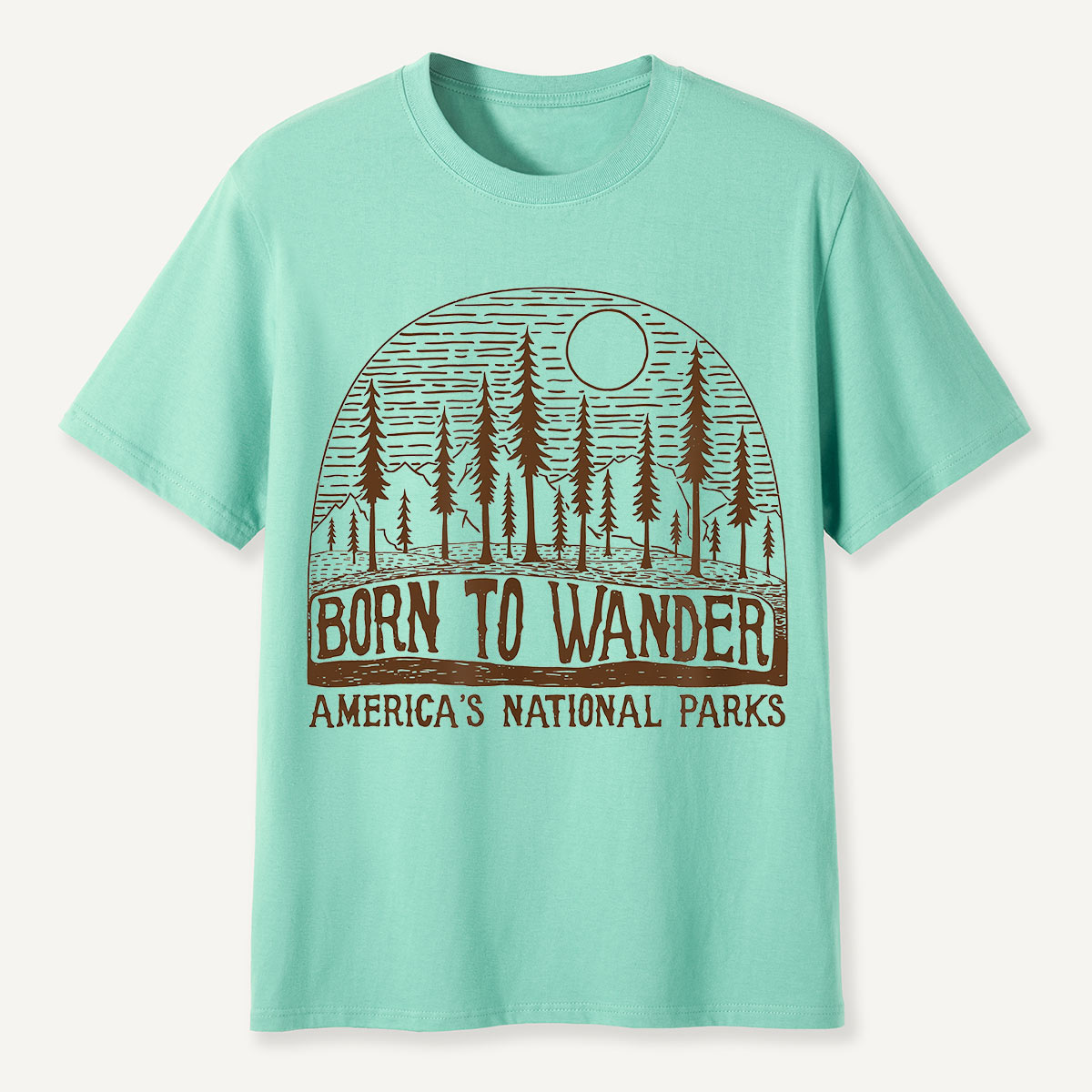 Born to Wander America’s National Parks T-Shirt
