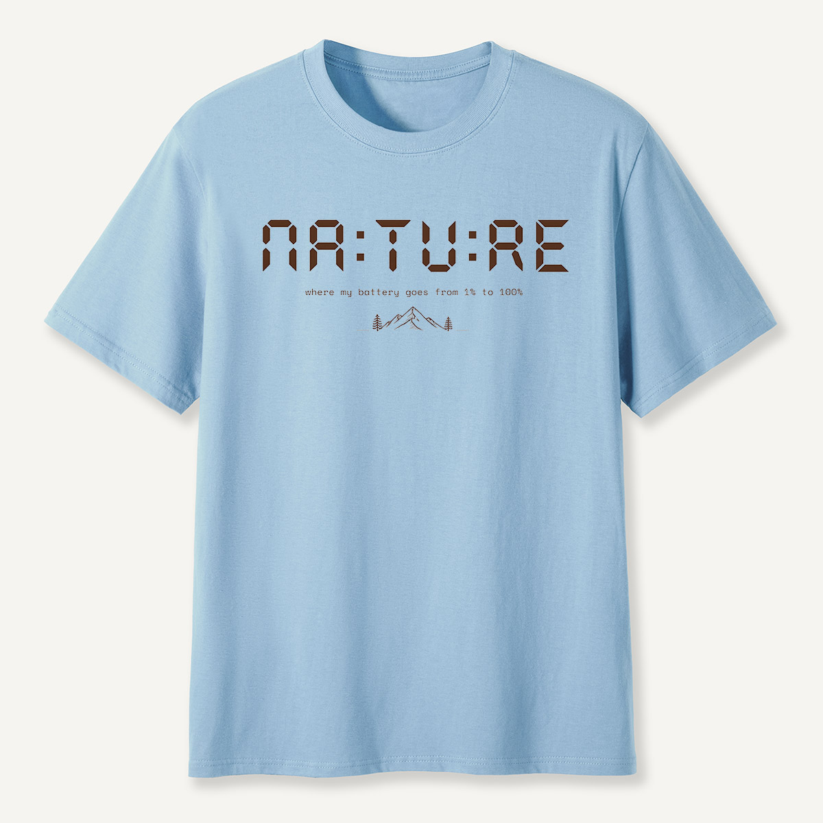 Nature Battery Recharge Mountain T-Shirt