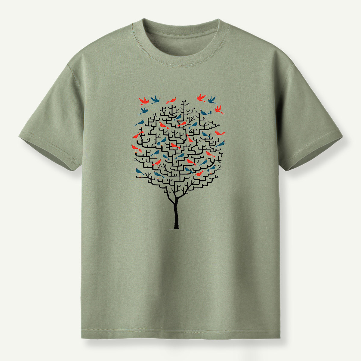 Birds Of Freedom Tree T-Shirt