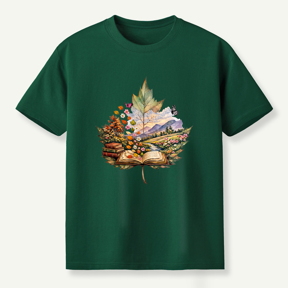 Autumn Leaf Forestscape T-Shirt