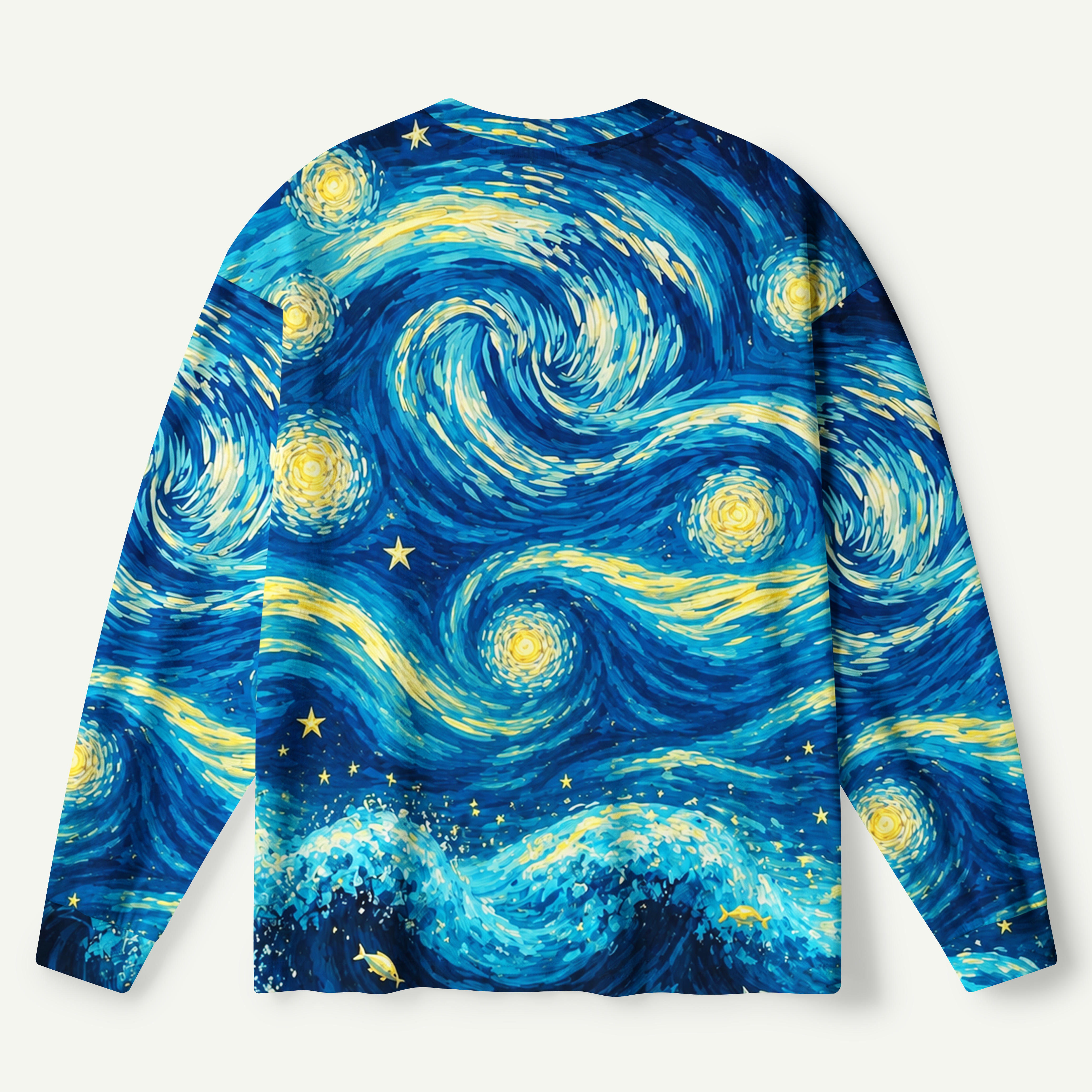 Starry Ocean Whirlscape Premium Pure Cotton Long Sleeves
