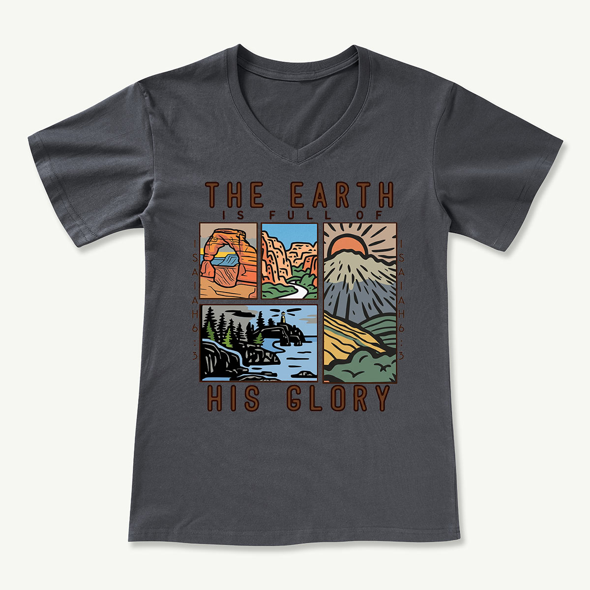 Wilderness National Parks V-neck T-Shirt