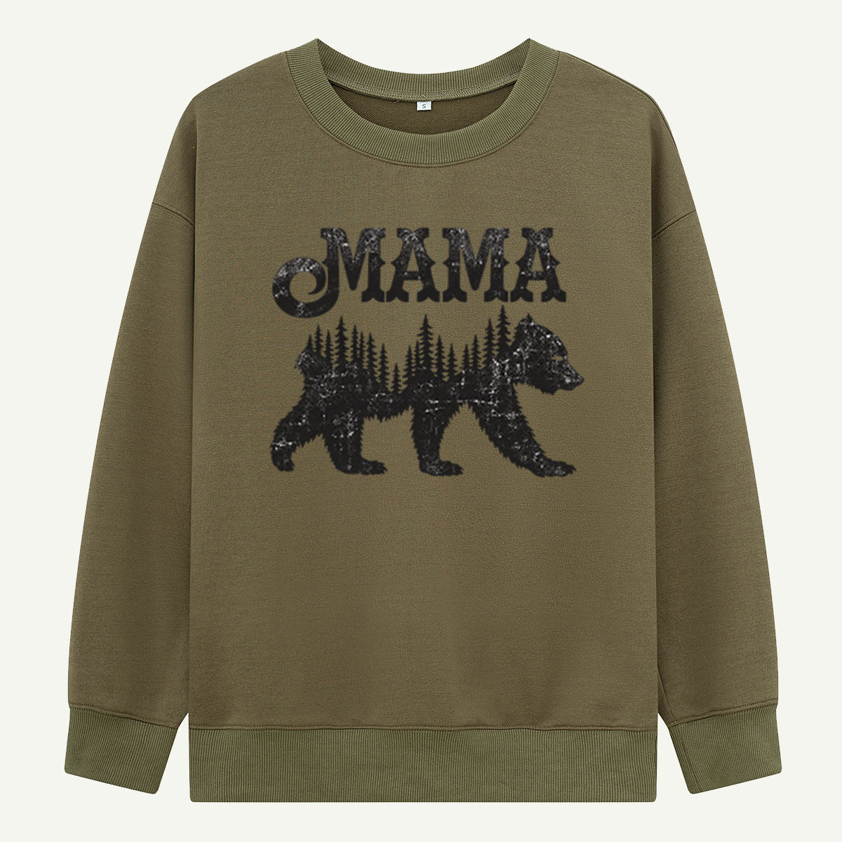 Mama Bear Forest Silhouette Sweatshirts