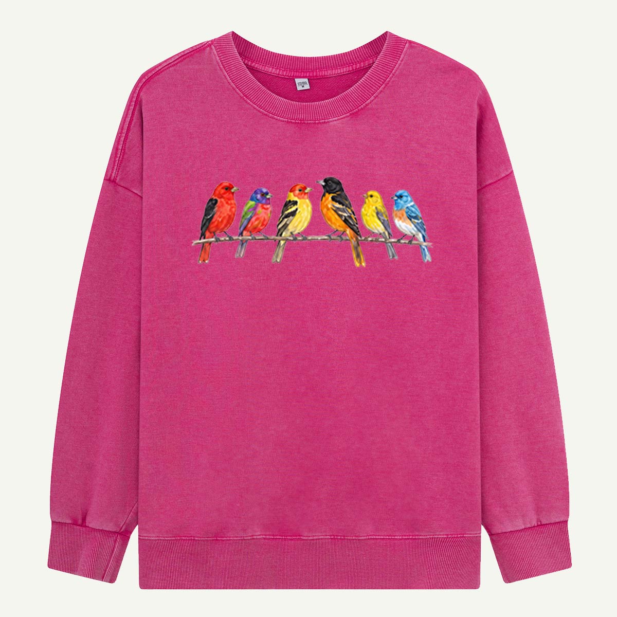 Six Birds One Branch Washed Sweatshirts