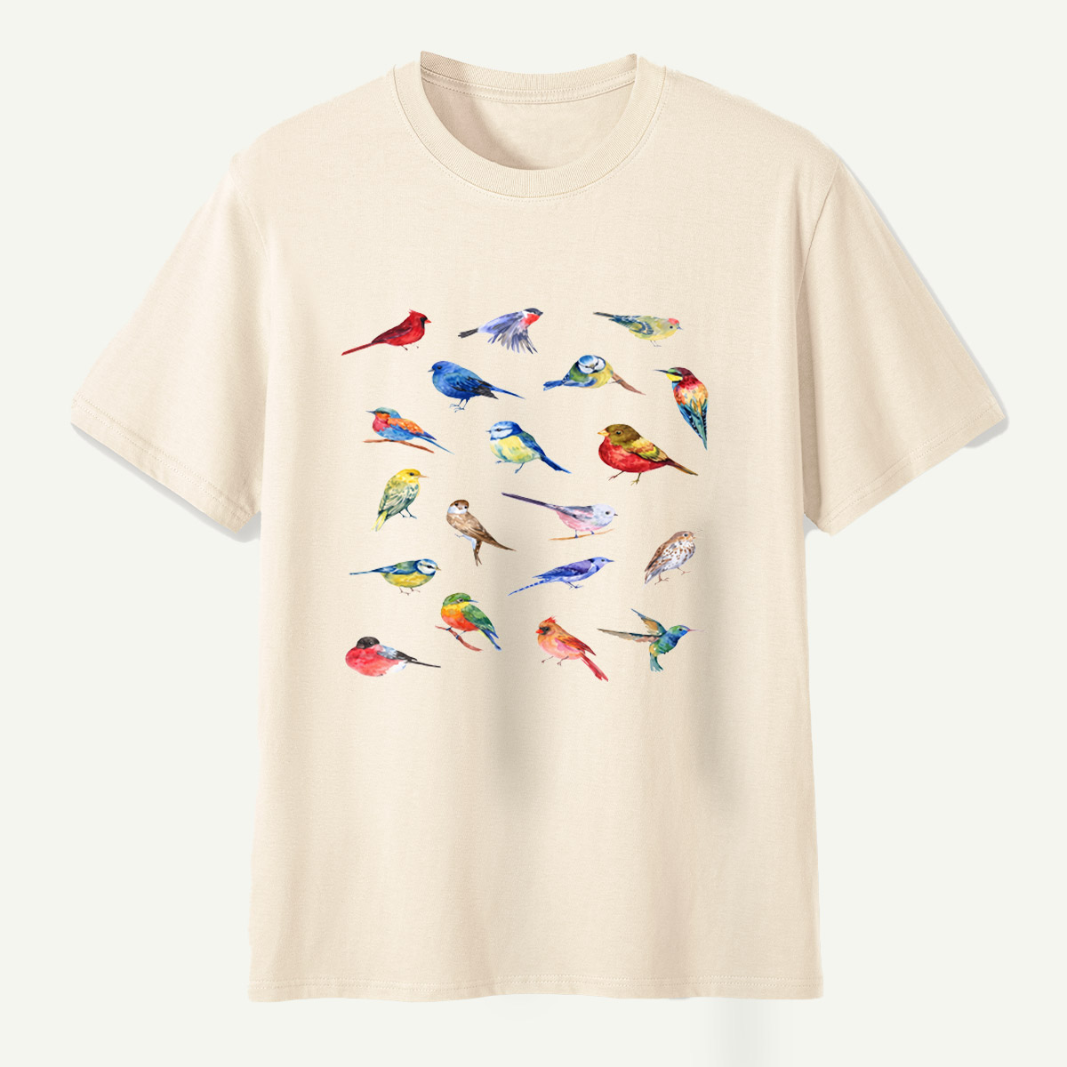 Watercolor Songbirds Collection T-Shirt