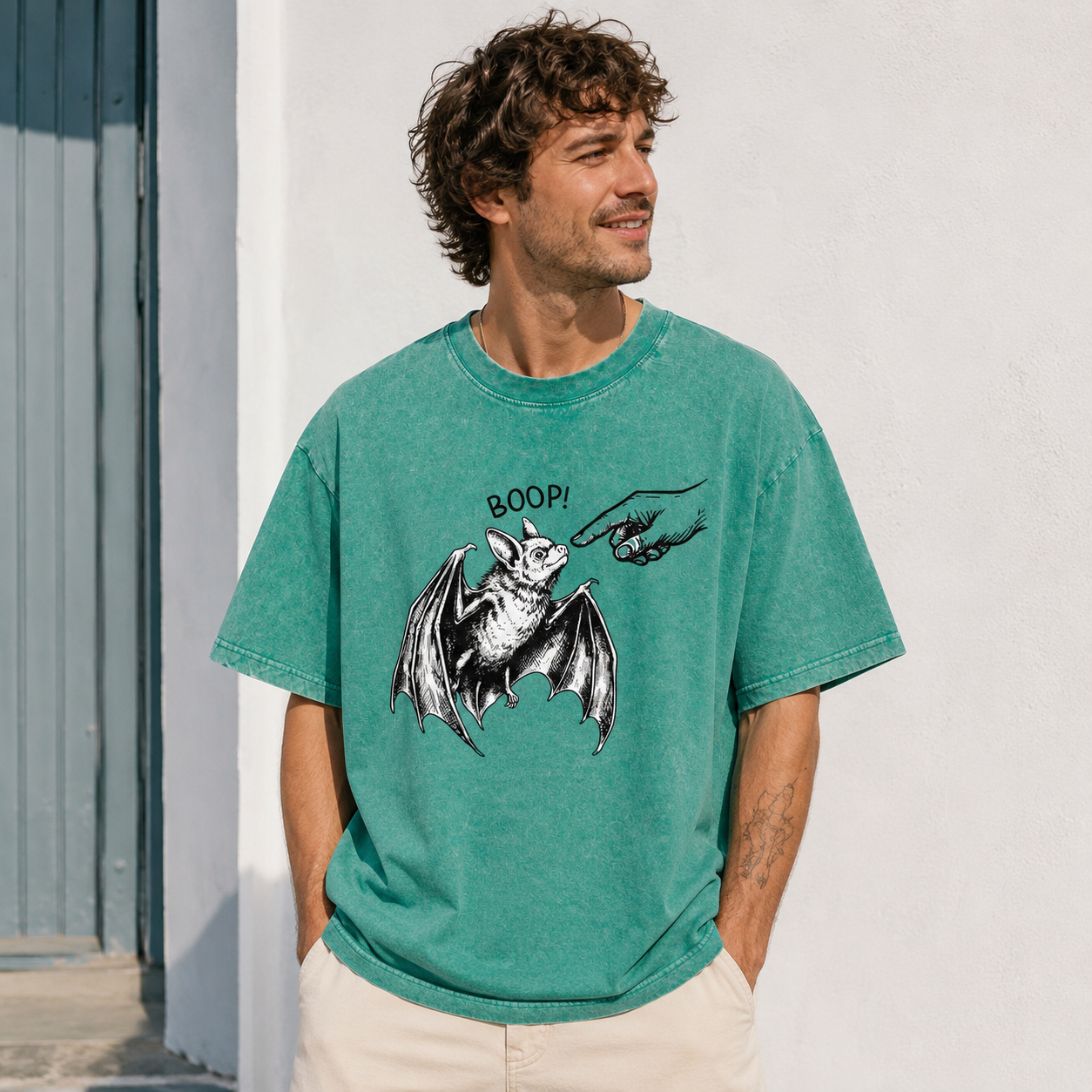 Boop the Bat Washed T-Shirt