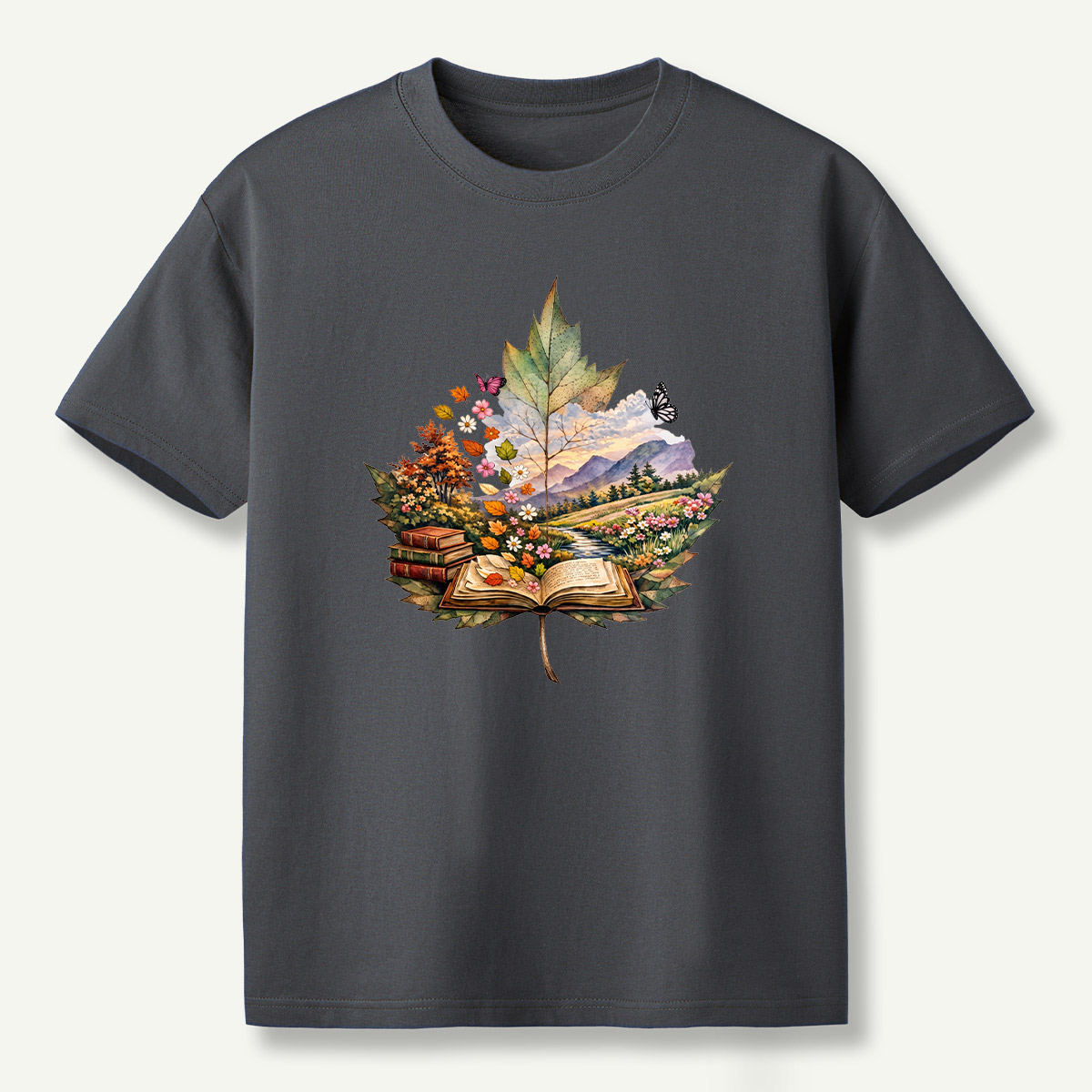 Autumn Leaf Forestscape T-Shirt
