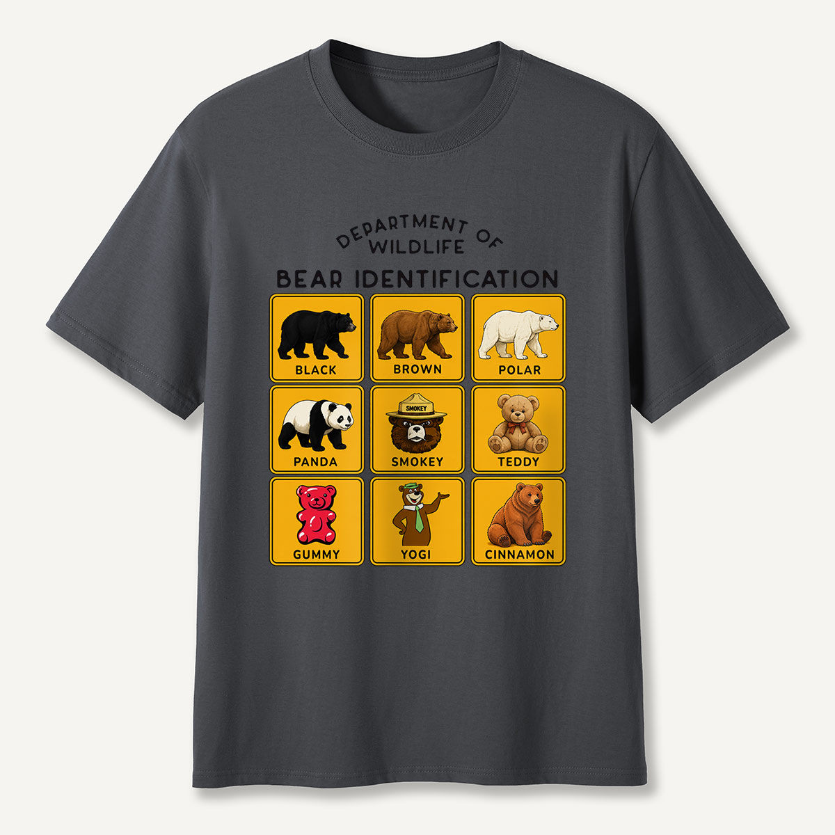 Department of Wildlife Bear Identification T-Shirt