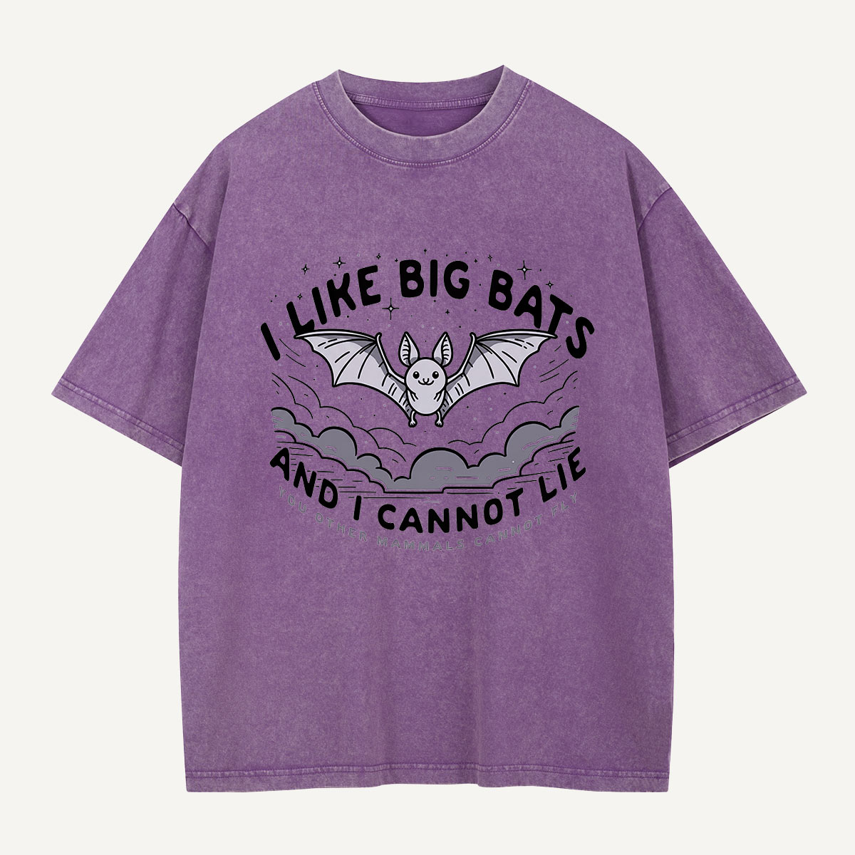 Big Bats, No Lies Washed T-Shirt(TH)