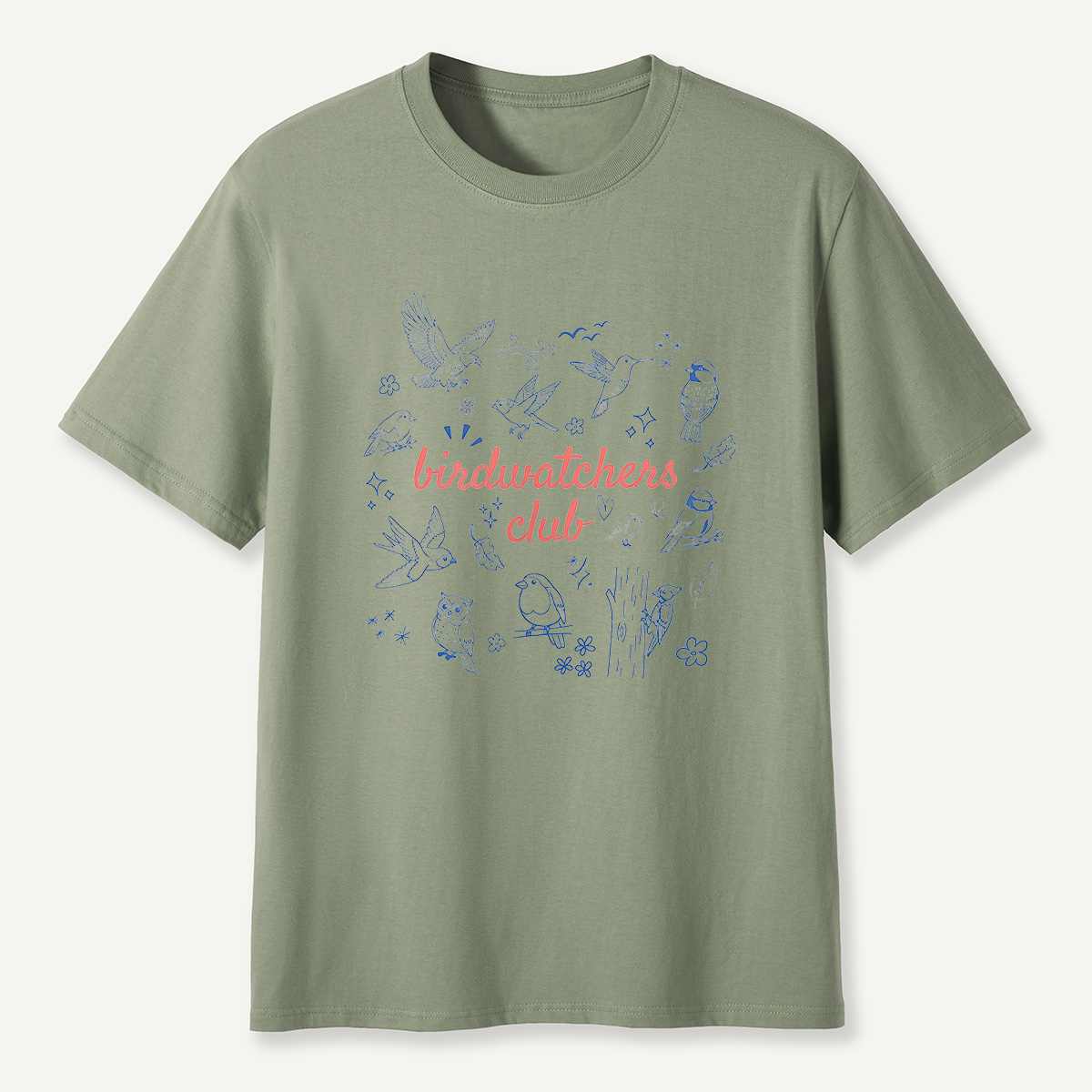 MDCTBYWY26072001 Birdwatchers Club T-Shirt