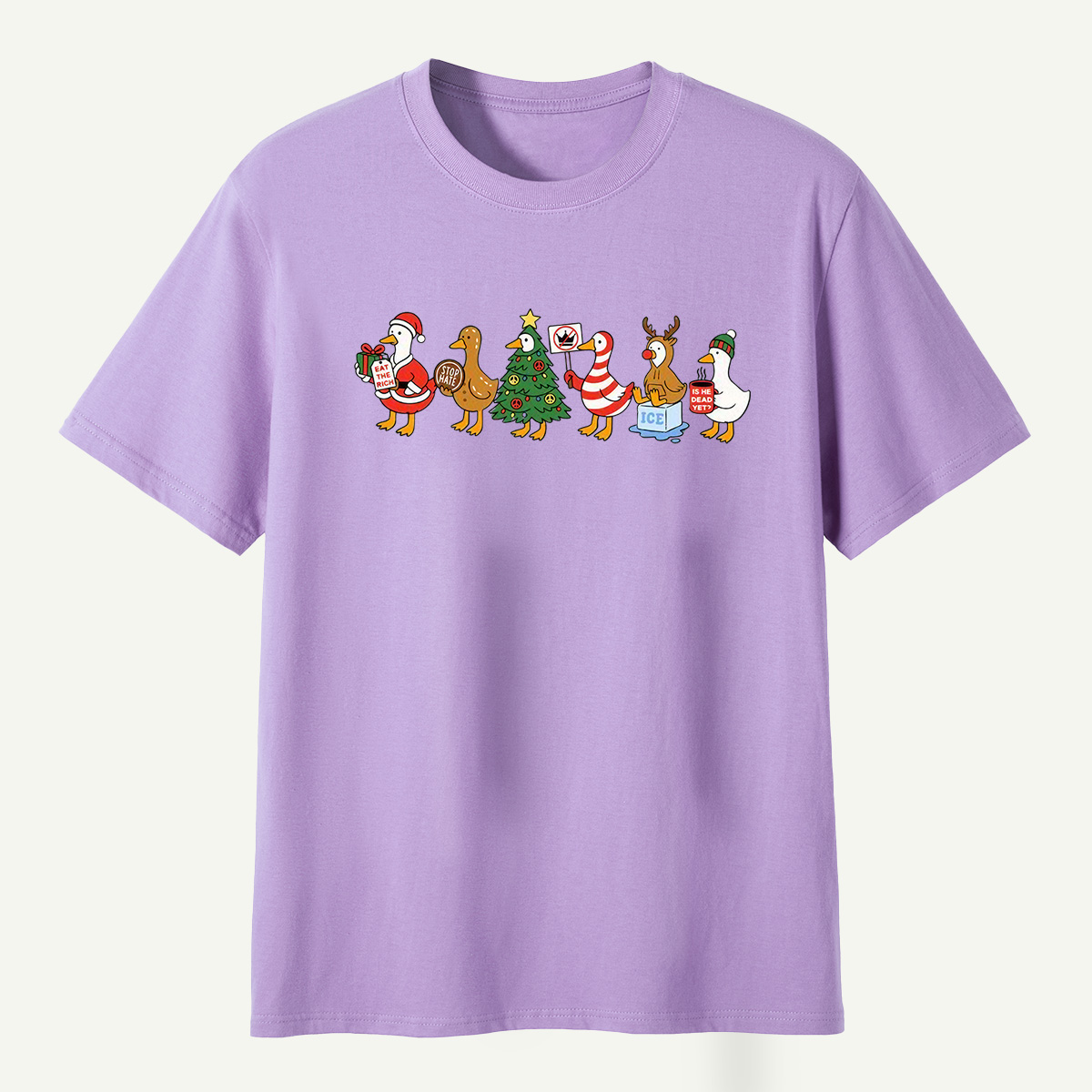 Chaotic Christmas Goose Parade T-Shirt