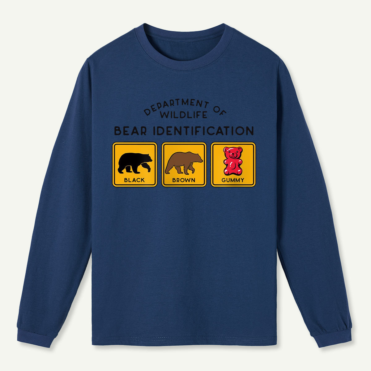 Bear Identification Long Sleeve T-Shirt