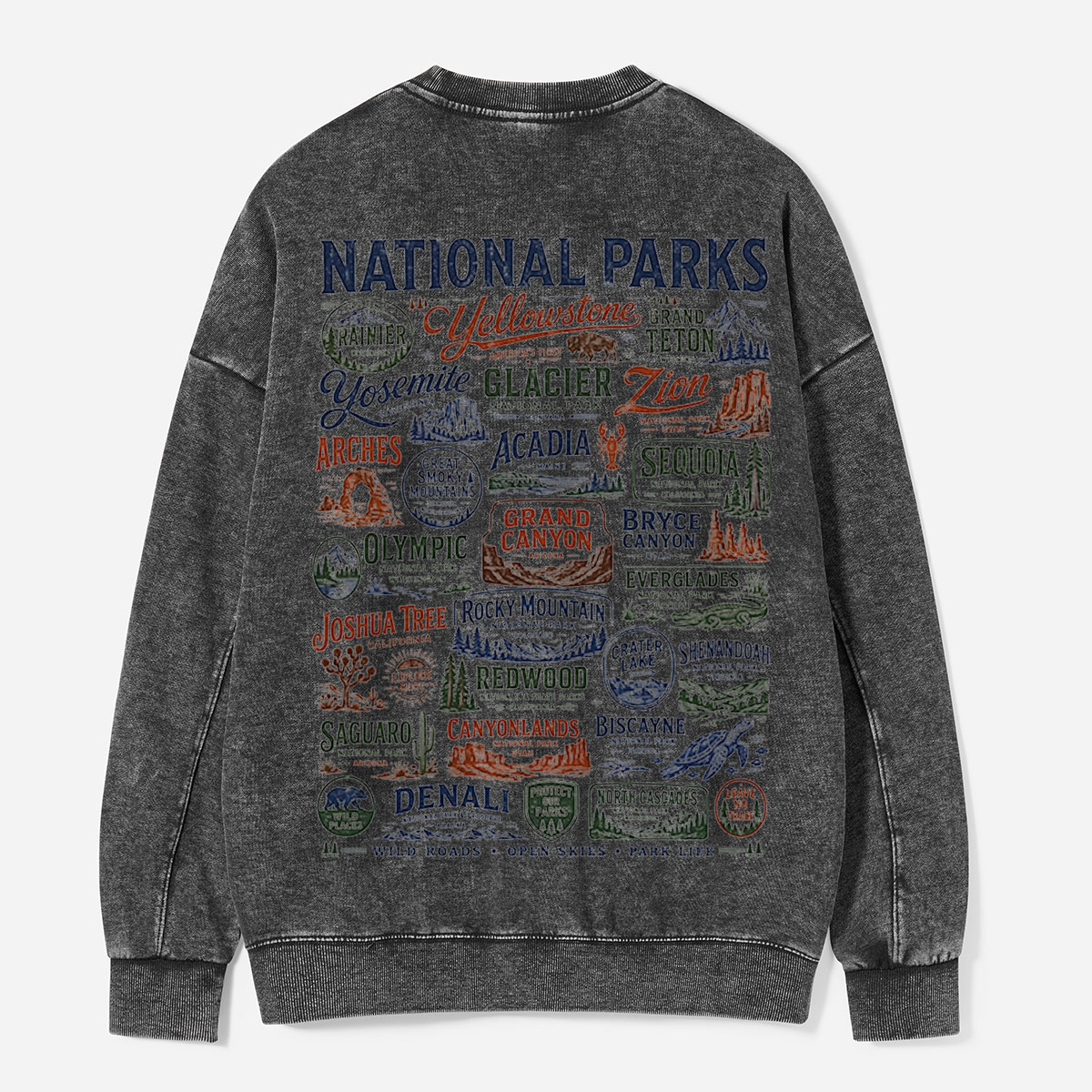 The Many Benefits Of Being An Introvert Back Printed Washed Hoodie