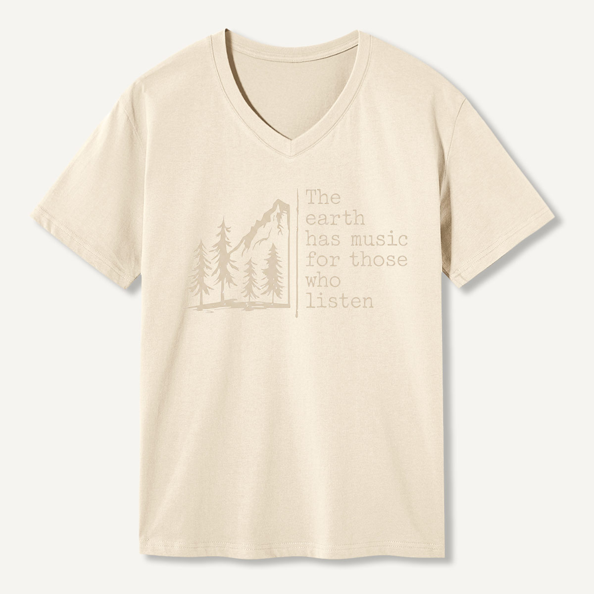 The Earth Has Music V-neck T-Shirt