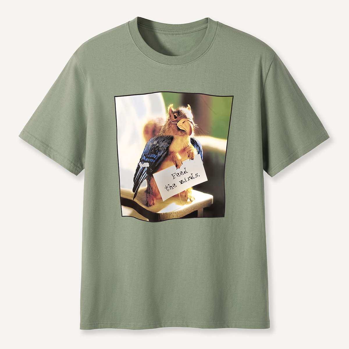 MDCTBYWY26071703Retro Feed The Birds T-Shirt