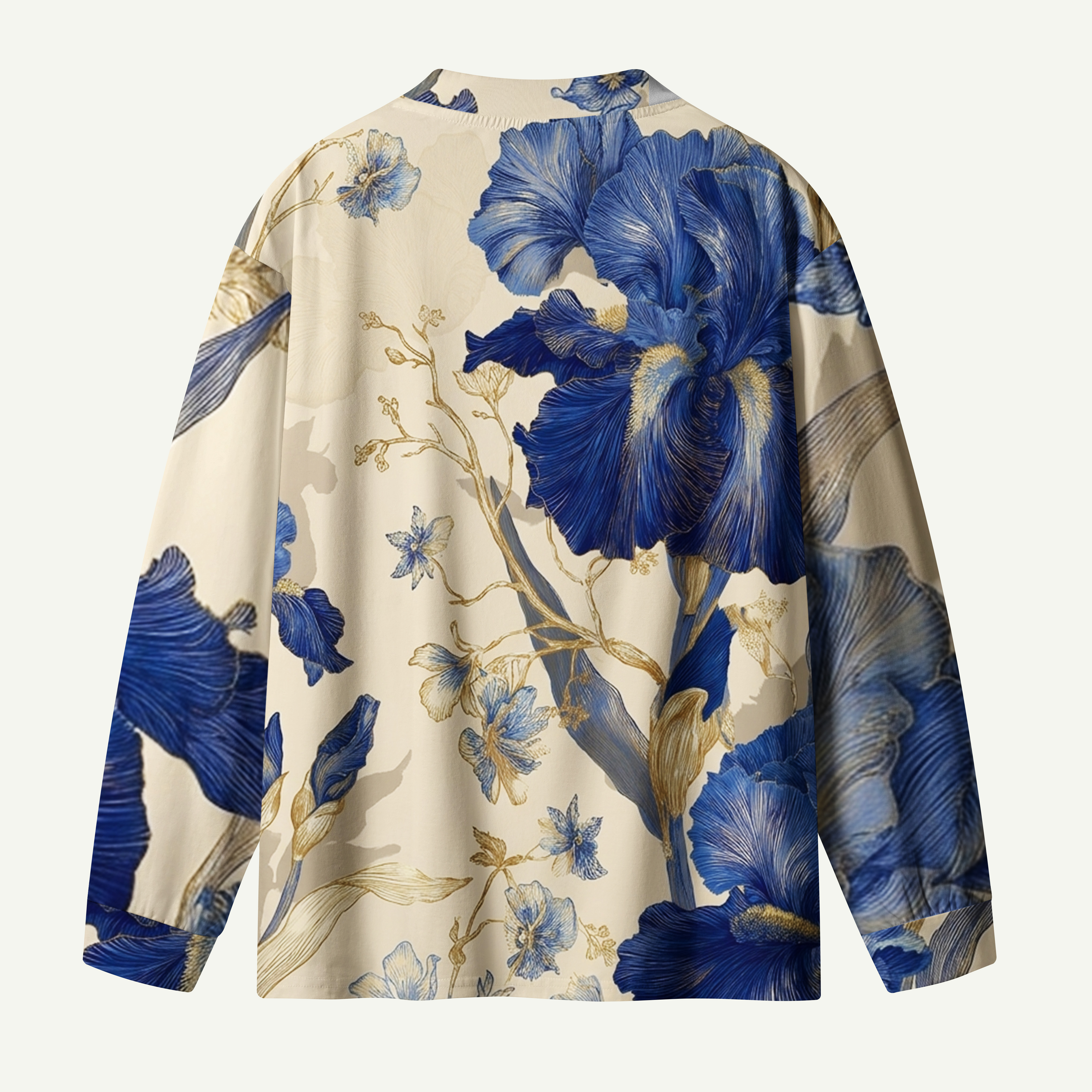 Blue Mountain Haze Forestscape Premium Pure Cotton Long Sleeves