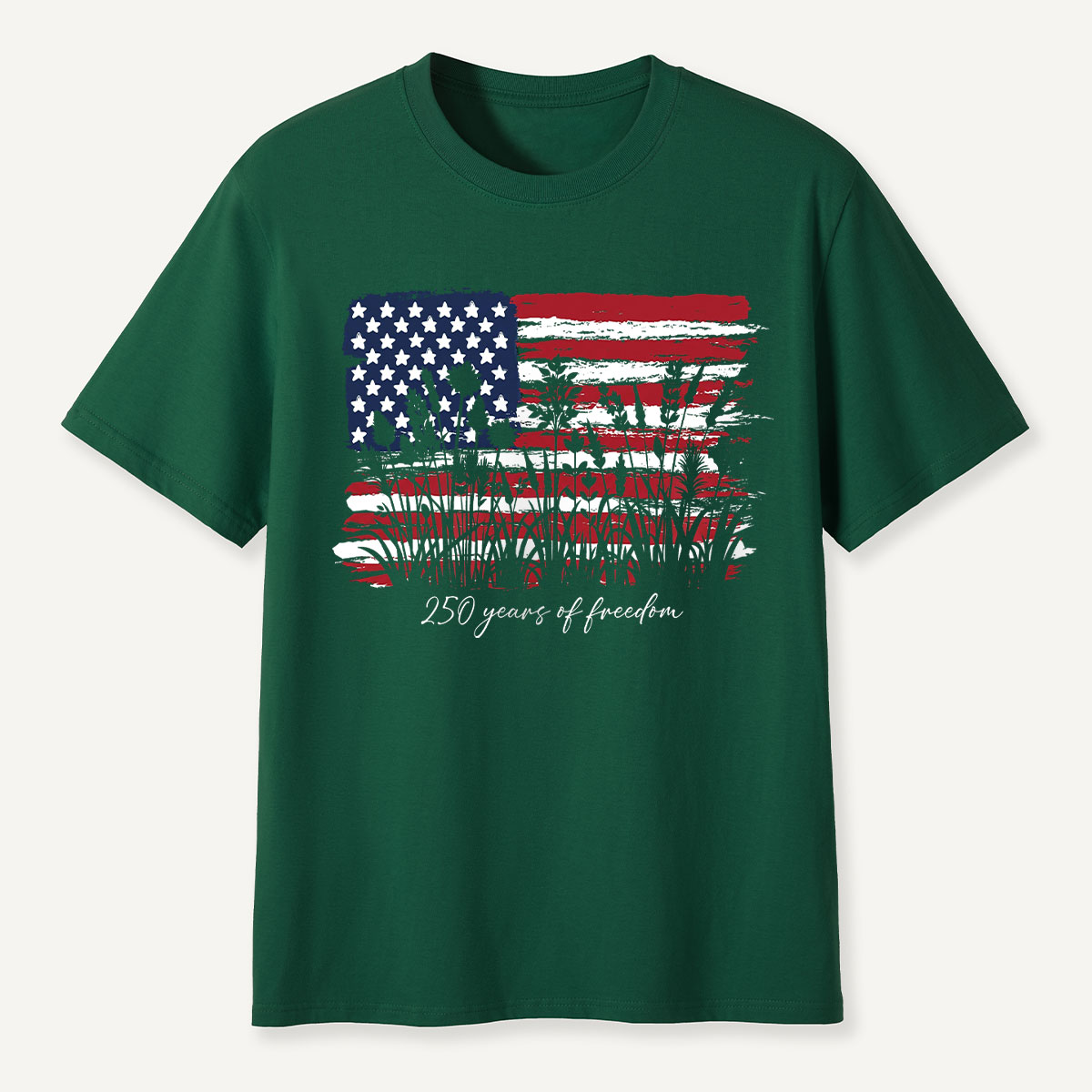 Vintage American Flag 250 Years of Freedom T-Shirt