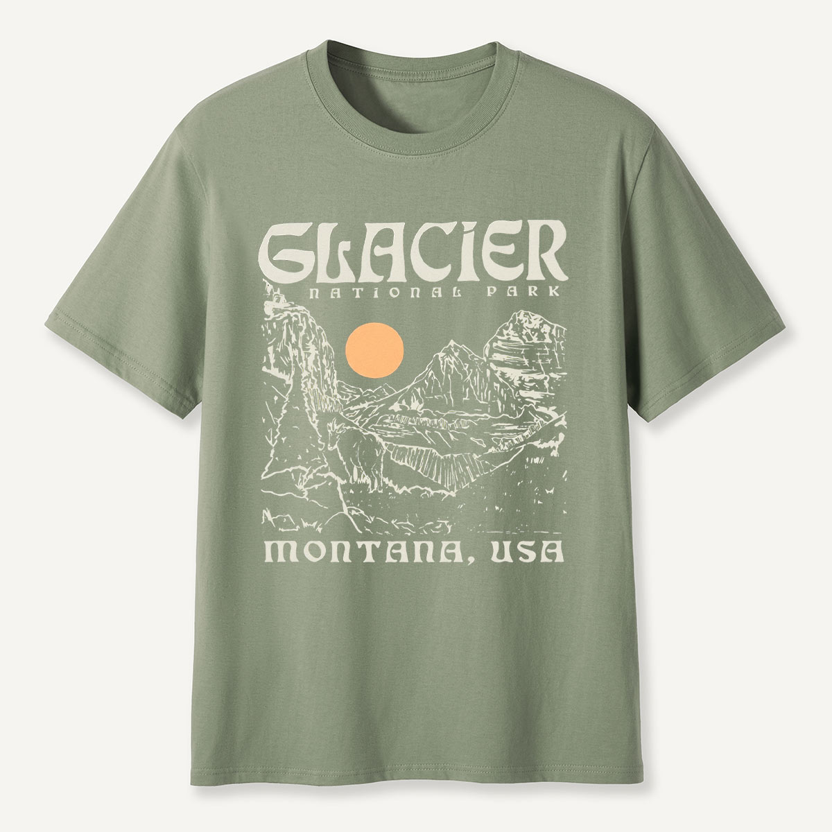 National Park Inspired Mountain T-Shirt