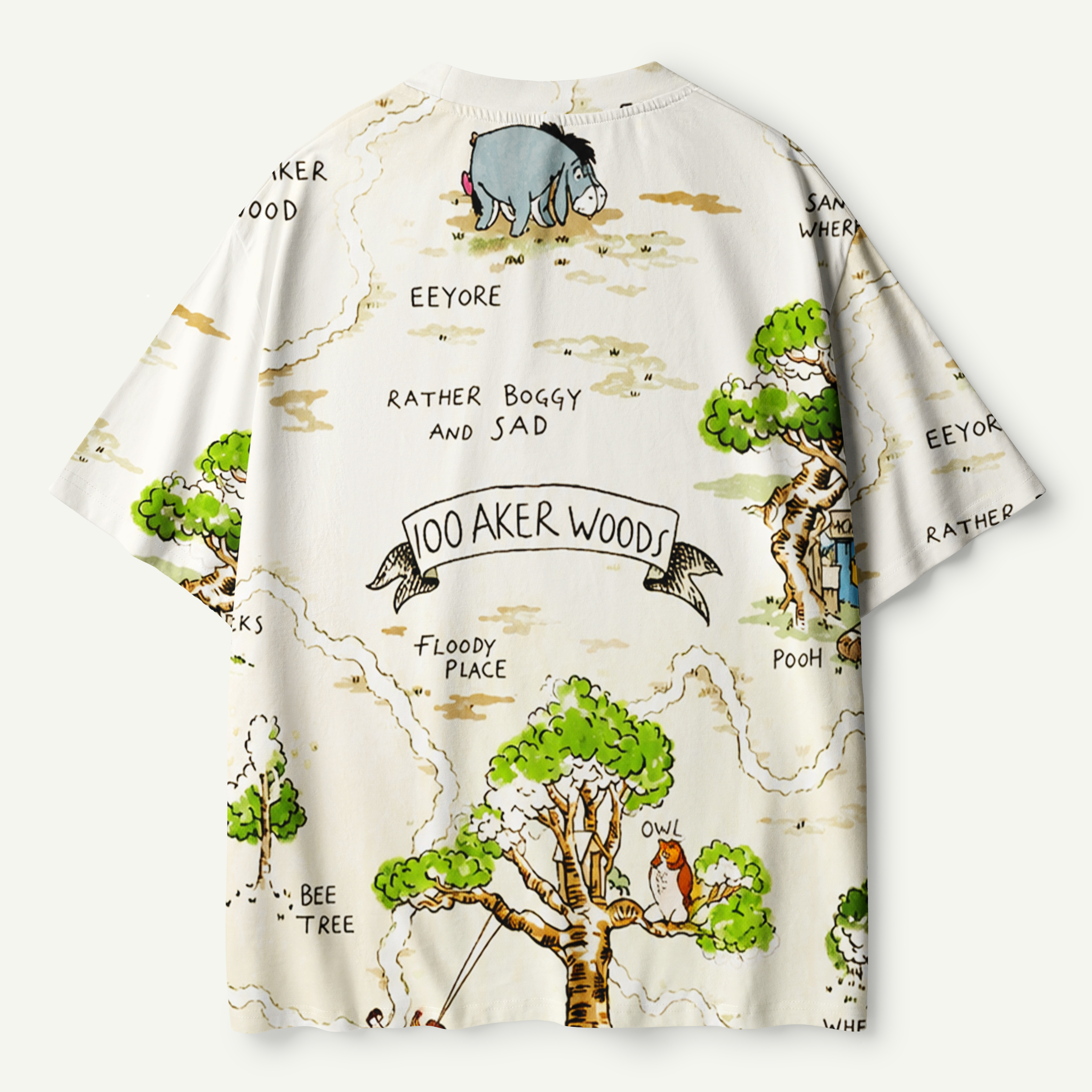 Woodland Nature Explorer Map Premium Pure Cotton Tee