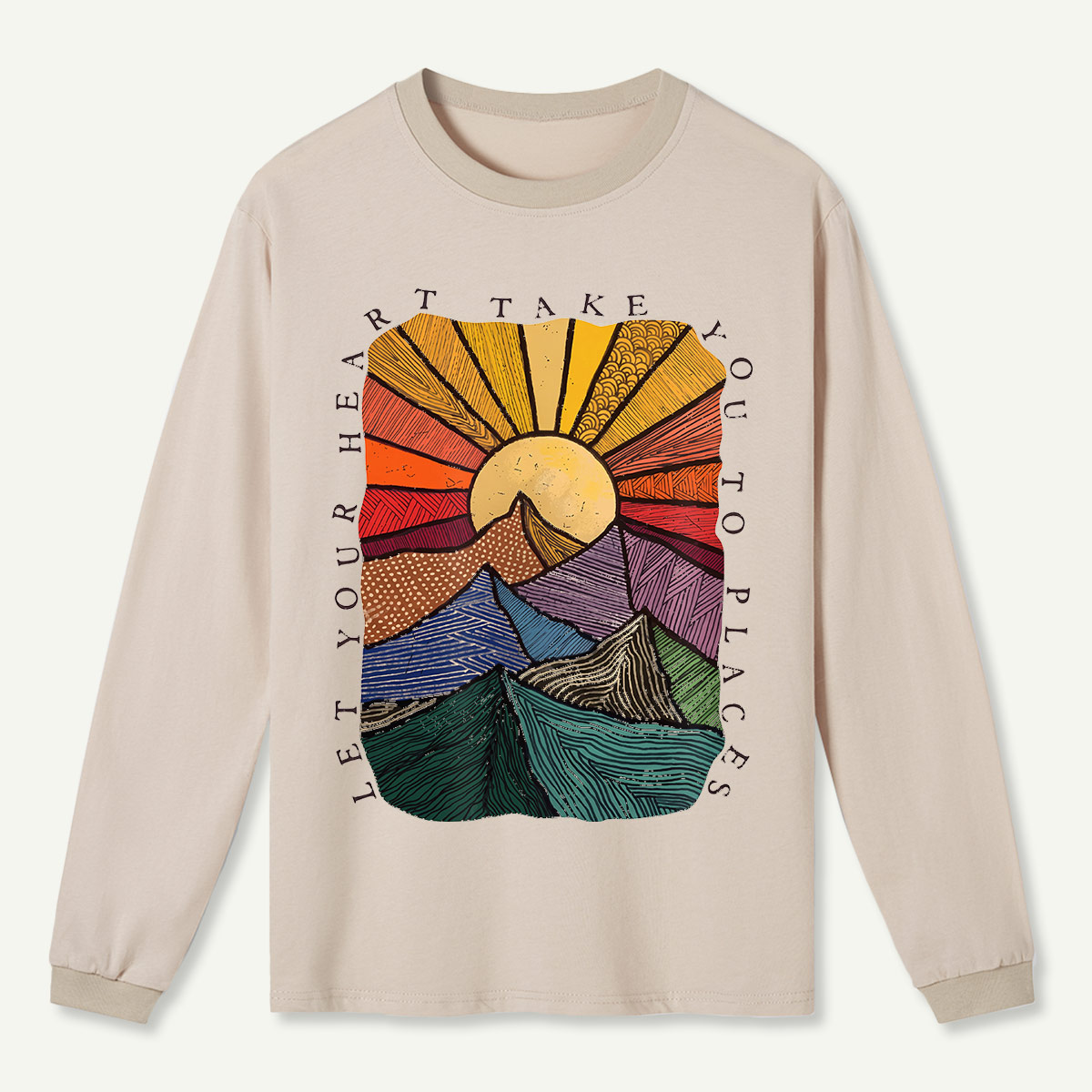 Sunrise Range Graphic Long Sleeve T-Shirt