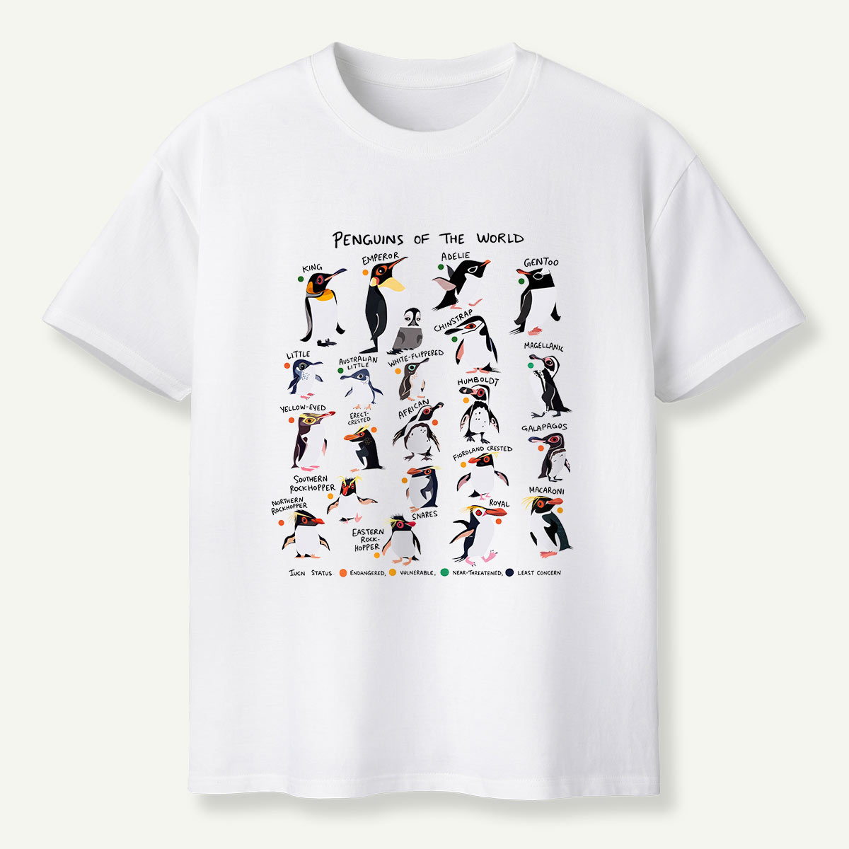 Penguins Of The World Guide T-Shirt