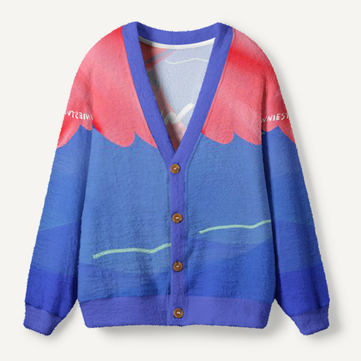 Daisy Picnic Days Ugly Cardigan Sweaters