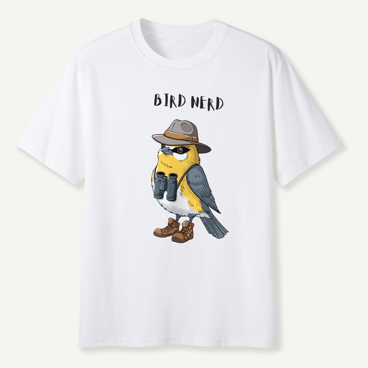 Bird Nerd Ranger Sparrow Cartoon T-Shirt