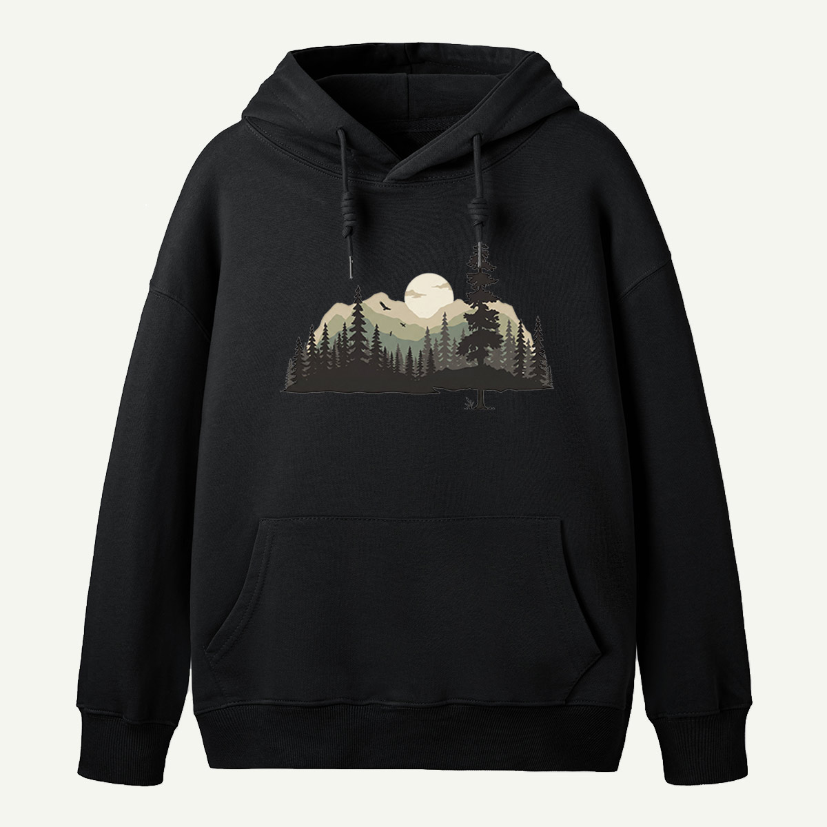 Pine Island Lake Reflection Hoodie