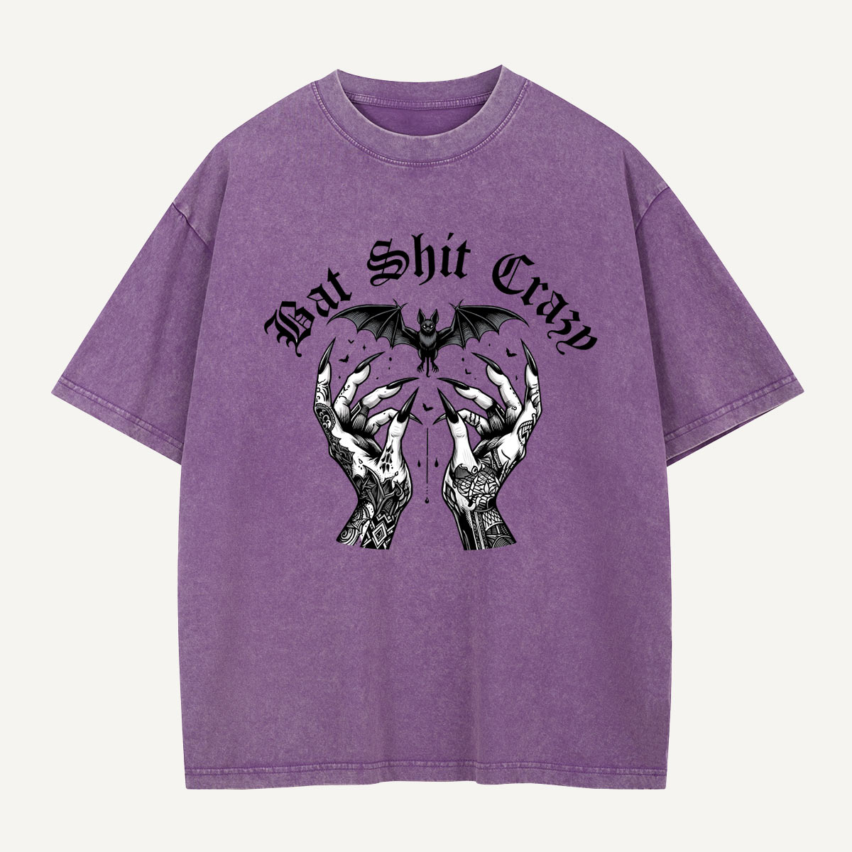 Hands Up for Bat Shit Crazy Washed T-Shirt