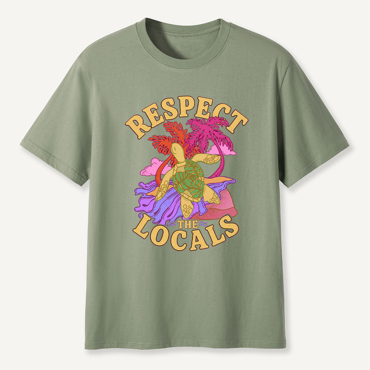 Sea Turtle Tropical Beach T-Shirt