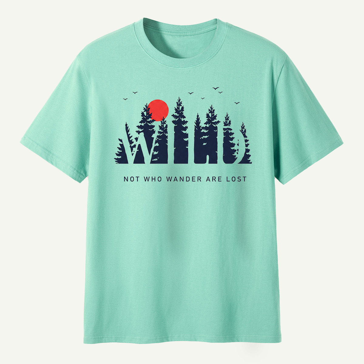 Get Your Nature Ass Lost Pine Forest Sunset T-Shirt