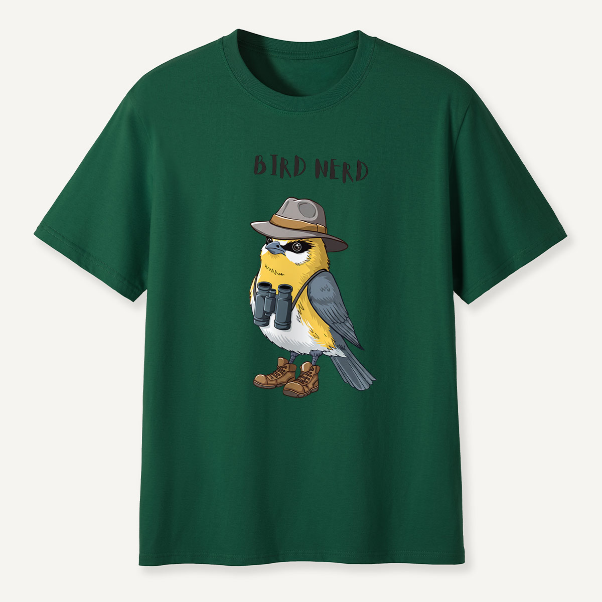 Bird Nerd Ranger Sparrow Cartoon T-Shirt